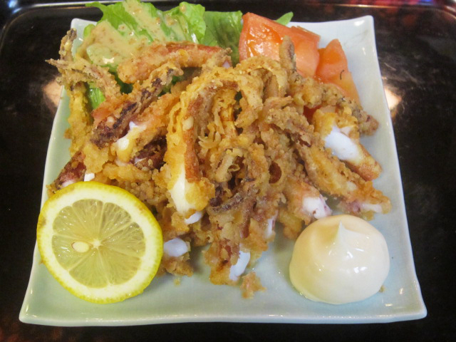 下妻 お鮨 鮨和 メニュー ゲソ唐揚げ