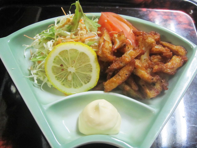 下妻 お鮨 鮨和 メニュー 鳥軟骨揚げ