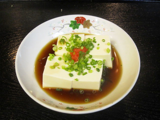 下妻 お鮨 鮨和 メニュー あげだし豆腐