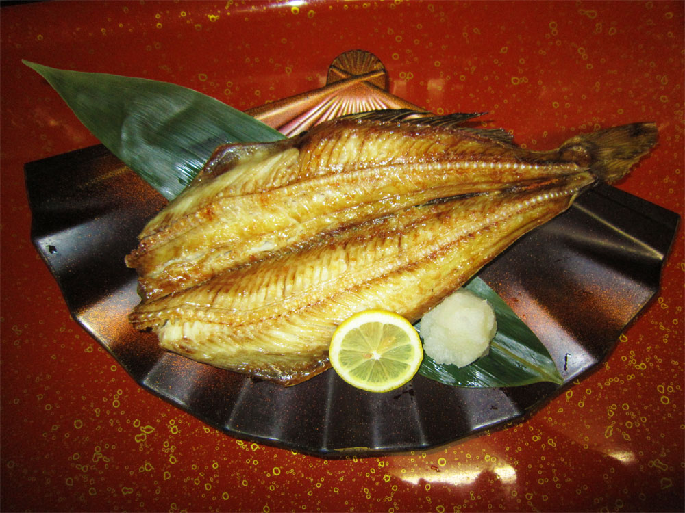 下妻 お鮨 鮨和 メニュー ほっけ焼き