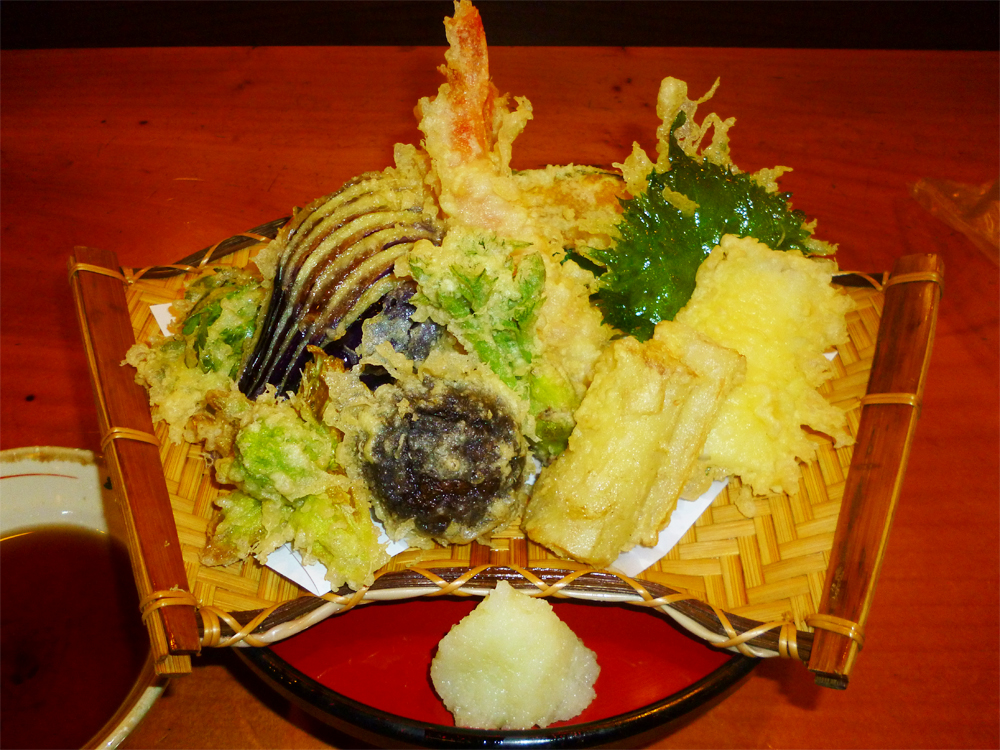 下妻 八千代 お鮨 鮨和 メニュー 天ぷら盛り合わせ